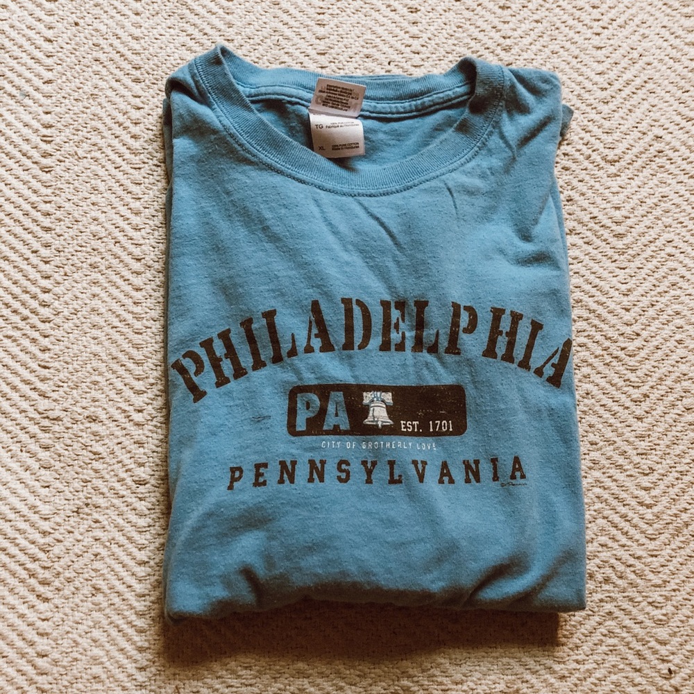 oversized philidelphia Pennsylvania tee